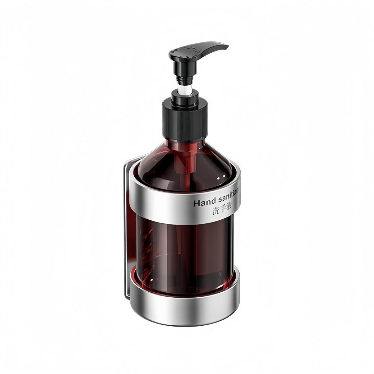 Bathroom Shampoo Holder Manual Soap Pump Bottle Wall Mounted Soap Dispenser 1 Bottle