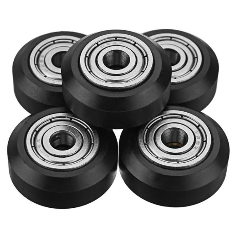 1Pc CNC Plastic POM Wheel With Bearing Idler V-Slot Aluminum Profile Perlin Pulley Big Small For 3D Printer Ender3 V2