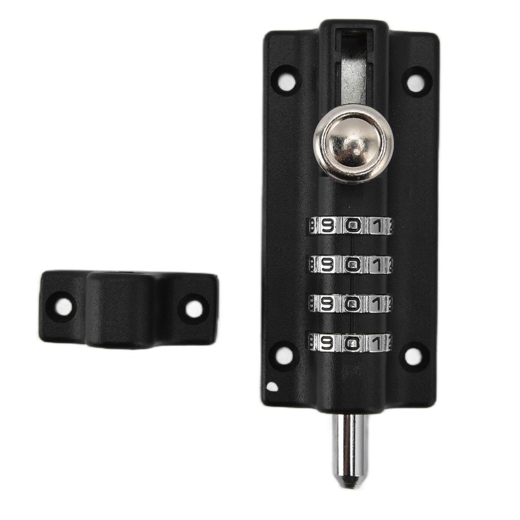 Combination Locking Bolt Safe Password Durable Rust Resistant Coating 4 Digit Lock Bolt for Pool