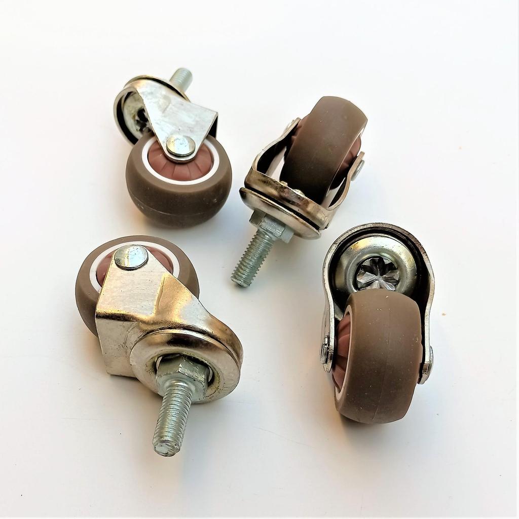 TPR Medical Swivel Wheel: Silent, Light-Duty, Elastic Caster for Furniture