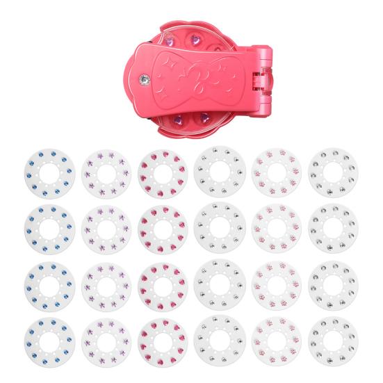 Rhinestones Applicator One-Click Sparkling Styling Tool Brilliant Rhinestone Series No Heat Required Hair Clothing Accessories