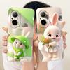 For Realme C67 4G Case RMX3890 Cute Rabbit Cartoon Cover Soft Silicone Case For Realme 12 Lite C 67 RealmeC67 4G Back Cover Bags