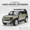Large 1:18 Land Rover Defender SUV Off-road Alloy Model Car Diecast Toy Car Collection Simulation Sound Light Children Day Gifts