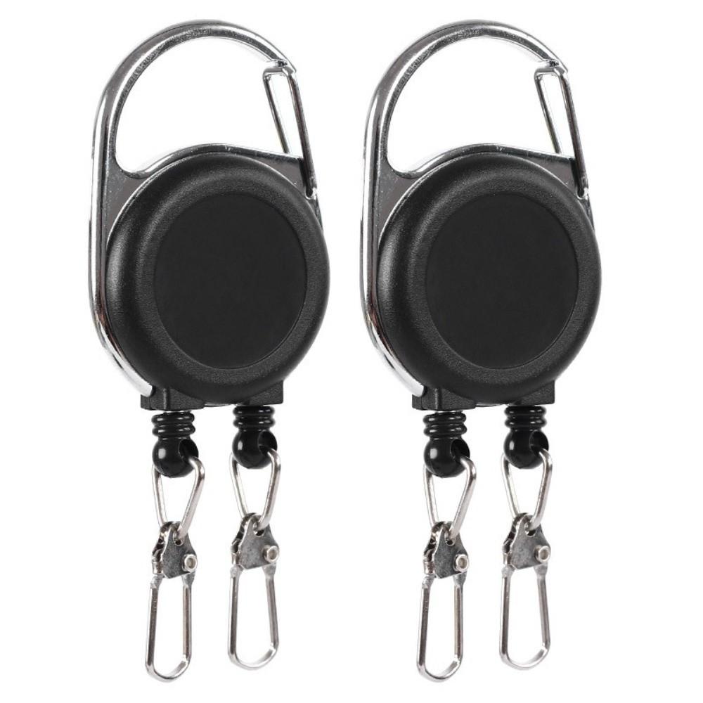 1pc Durable Cord Retractable Keychain Roll Retractable Badge Keyring Badge Display