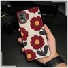 Cute Anti-dust Phone Case For Nokia C32 Waterproof Flower Back Cover Full Wrap Dirt-resistant Durable Protective TPU