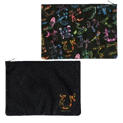 Flat Pouch Black Pokemon-kana?