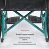 Lightweight Folding Manual Wheelchair - Carbon Steel for Elderly & Disabled