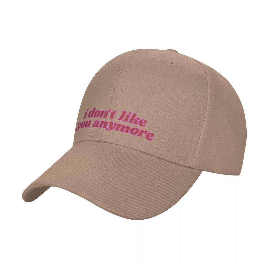 i don’t like you anymore text Baseball Cap Brand Man cap Uv Protection Solar Hat Women's Hats Men's