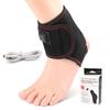 USB Electric Heating Foot Ankle Wrap Heated Ankle Brace Compression Heating Foot Pad Adjustable J5G1