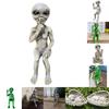 Resin Cat Dog Alien Statue With Artistic Design For Home Decor And Gift Giving