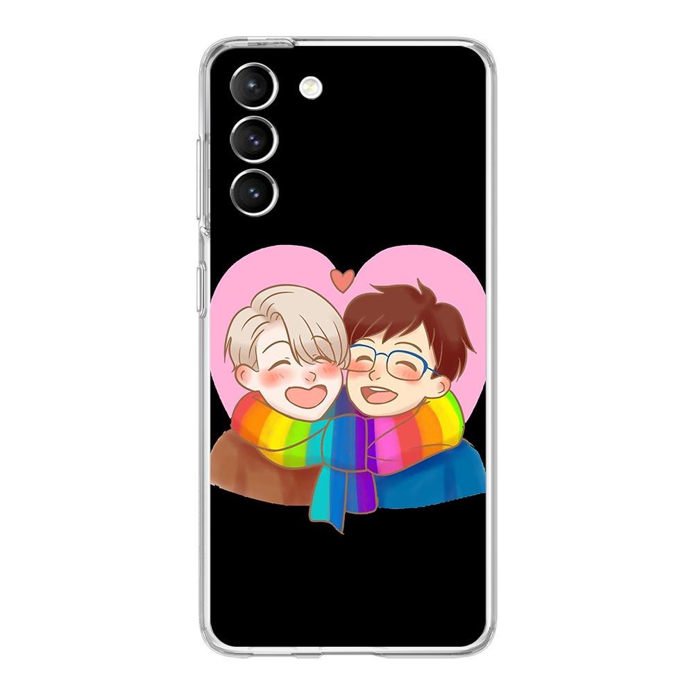 Husă de Telefon Curcubeu LGBT Gay Pentru Samsung Galaxy S22 5G S20 Ultra S21 FE 5G S10E S9 S8 S10 Plus Note 20 10 Husă Spate Moale Transparentă