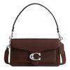 Tabby 26 Logo Polished Pebbled Leather Shoulder Bag Medium Women's Maple