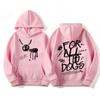 Men's fashion Sweatshirt Vintage Streetwear sweatshirt hat all dog pattern printed hoodies from rapper Drake's