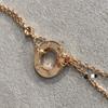 High Version V Gold Love Series Necklace Thick Plated 18K Diamond Round Cake Round Necklace LLOVE Pendant Collarbone Chain