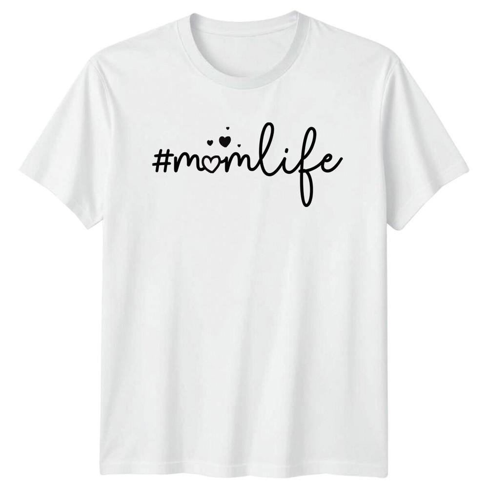 Momlife Script TShirt Mothers Day Gift For Unisex Mom Tee