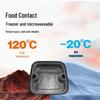 WEISHENG Disposable Microwavable Square Food Container Liners