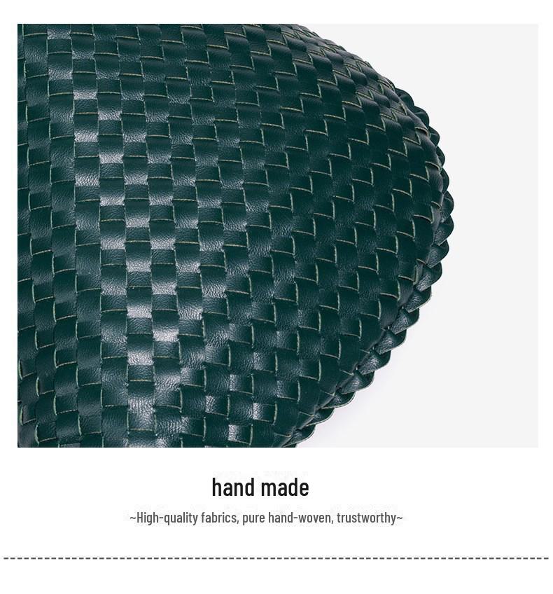 Genți CrossBorder Retro Împletite Manual de Purtat Sub Braț și de Mână Crossbody cu Capacitate Mare pentru Femei - Stil European și American