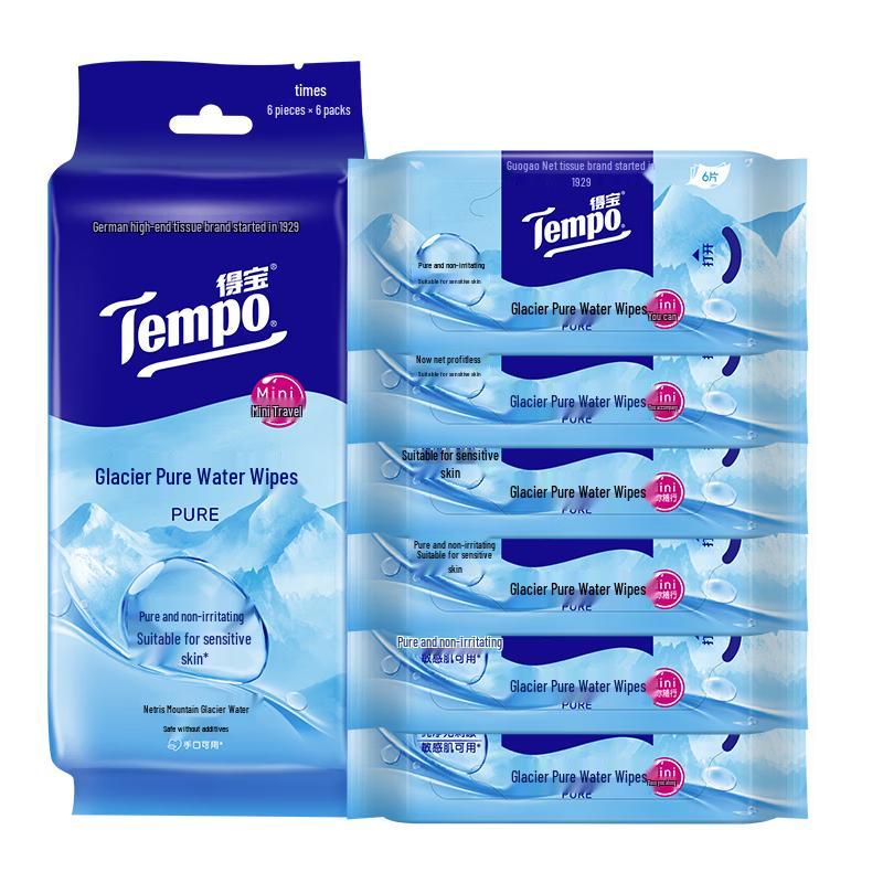 

Tempo Glacier Pure Water Baby Wet Wipes