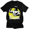 Funny Jesus Graphic T-shirts Ninjesus Kung Fu T Shirt Casual  Short Women Men Clothing Tees Tops Streetwear Japan Anime Clothes