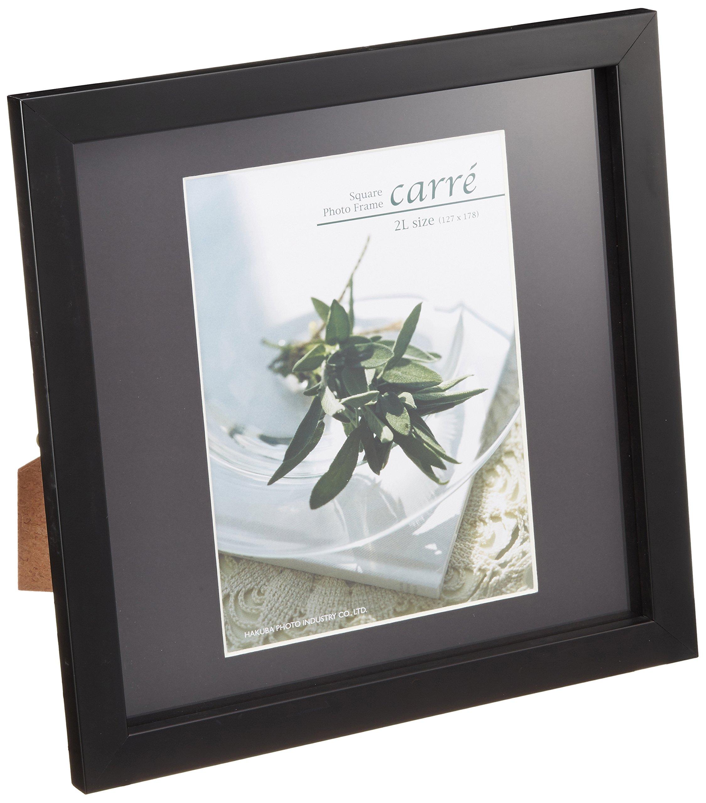 

HAKUBA Квадратное фото 2L 1 Легкий и небьющийся ПЭТ Можно использовать вертикально или подвешивать Шнурок и подставка Рамка, Каре, Размер, Сторона, Черный, Деревянный, чёрный