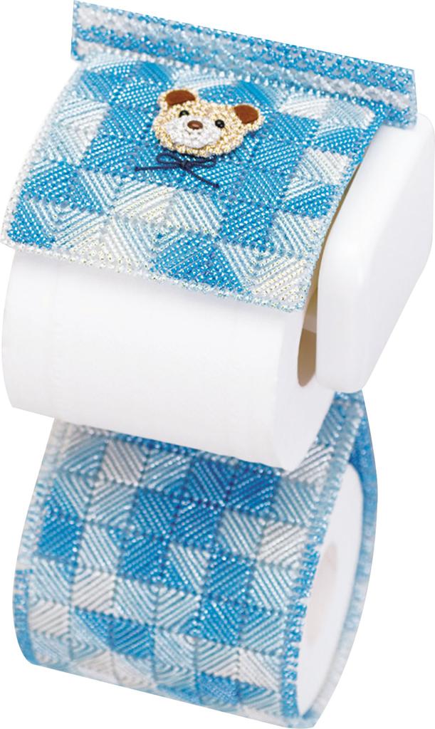 Panami Metallic Yarn Paper Holder Part II Blue Bear PH-8