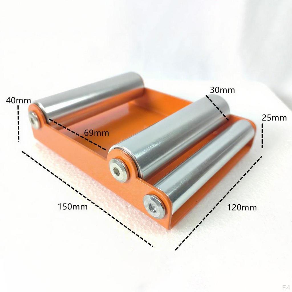 Motorcycle Wheel Cleaning Stand for Tire Cleaning/Chain Lubrication, Replacement Roller Bracket