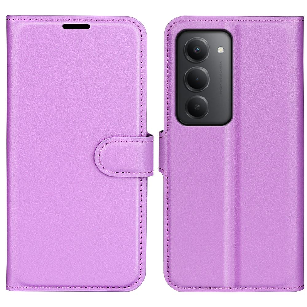 Pro Xiaomi Redmi 15 5G (EU) (171 mm)/Xiaomi Redmi 15 4G (EU) (171 mm) Pouzdro Textura Liči Nárazuvzdorné Kožené Peněženkové Pouzdro na Telefon