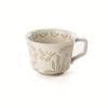 1PC Stoneware Mugs Vintage With Handles Office Coarse Pottery Cafe Plant Carving Nordic Ceramic Coffee Mug Fruit Tea Household