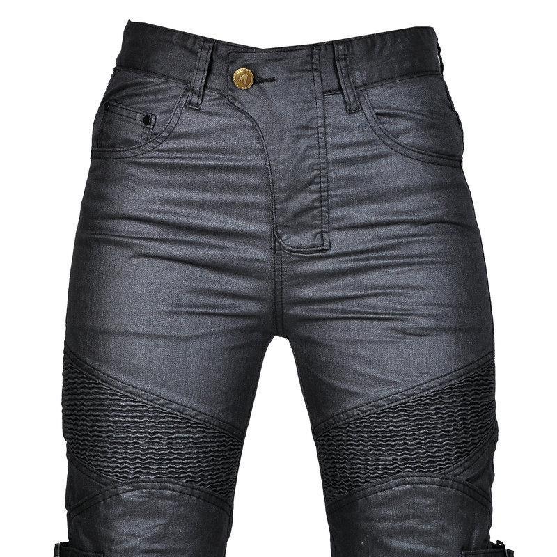 Pantalones Protectores Anticaídas para Motocicleta Con Rodilleras y Cadilleras Extraíbles, Ciclismo Urbano