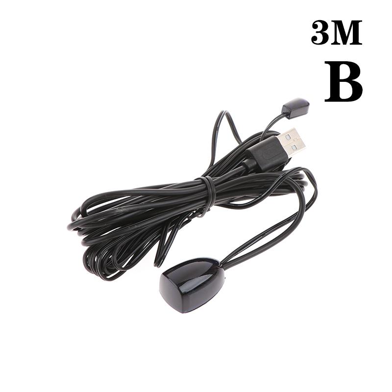 USB-adapter IR Infrarød Fjernkontrollforlenger Repeater Mottaker Sender Emitter Gjelder Alle Fjernkontrollenheter