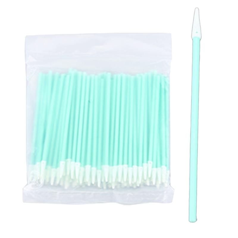 Pack Of 100 Fiber Visual Cleaning Swabs Not Shedding Particle Complimentary Fixed Absorption For / / / Couplings Camera Lens Maintenance Equipment