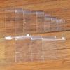 PVC Transparent Self Sealing Bag for Handmade Soap Dessert Accessories 50 Pcs