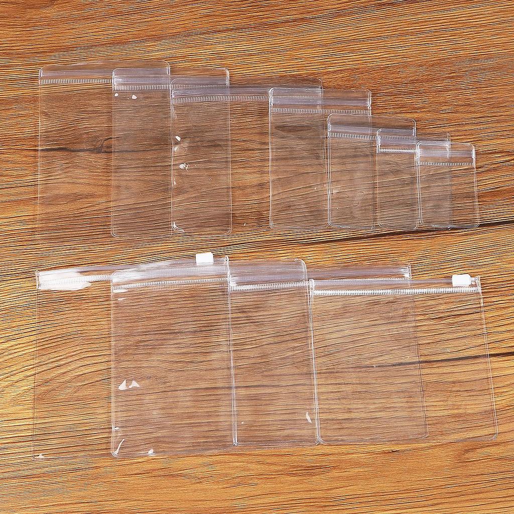 PVC Transparent Self Sealing Bag for Handmade Soap Dessert Accessories 50 Pcs