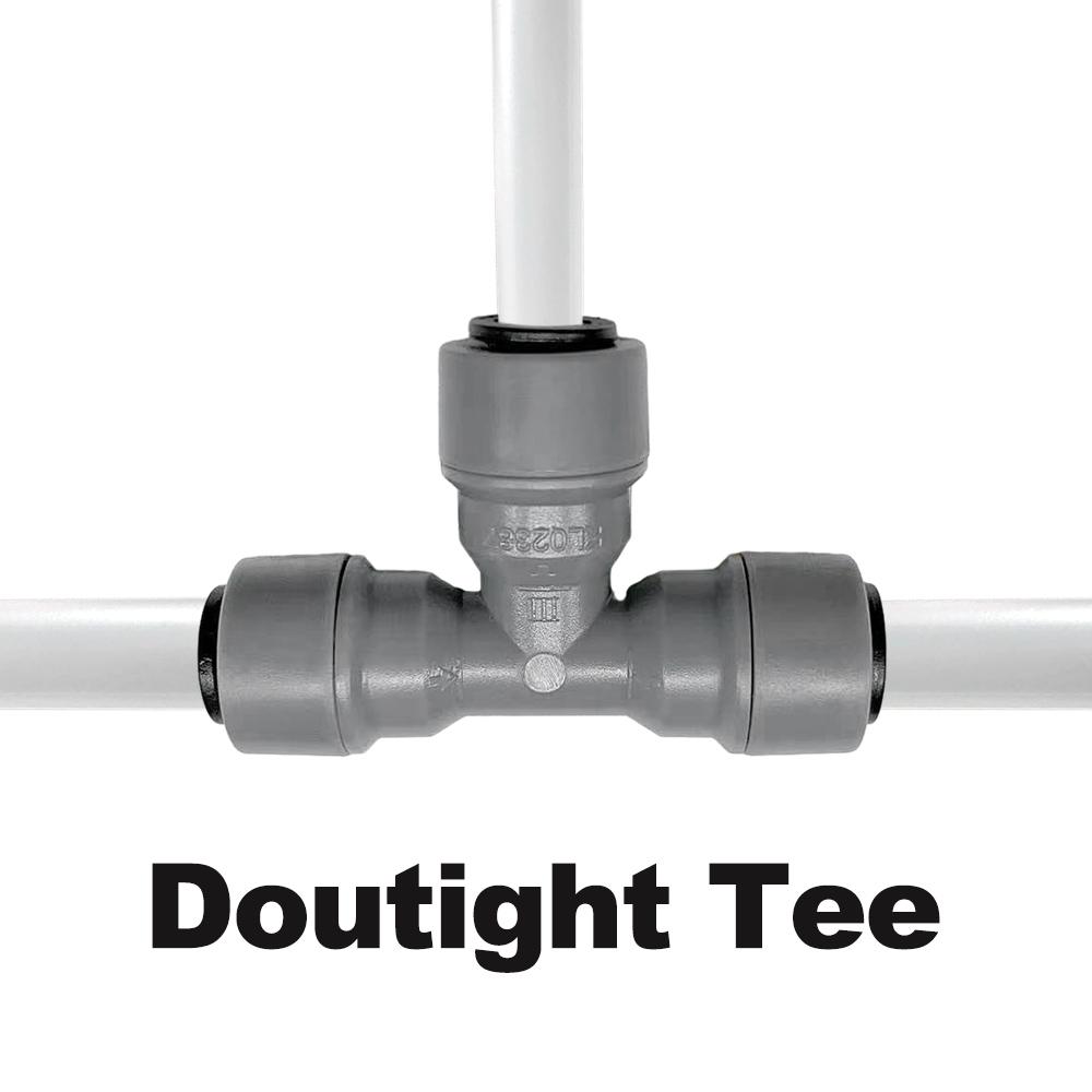 kegland Barware Duotight/Monotight  6.35/8/9.5mm Female Tee Piece Plastic Connector Tube Fitting