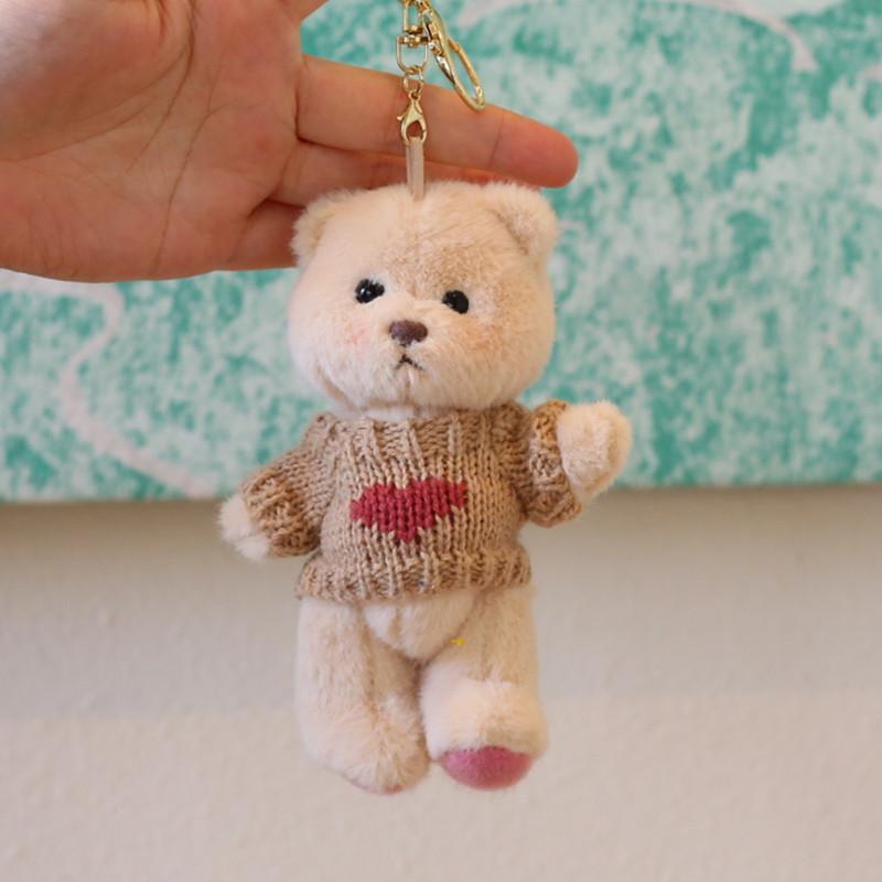 Classic Teddy Bear Plush Toy With Keychain And Soft Pp Cotton Filling For Collectors And Kids