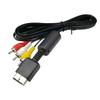AV Line 3 RGB Audio Cable Line Replacement for PS2 Video Game Accessories 1.8 Meter HI