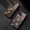 Leopard Love Star Case for iPhone 17 Pro Max 12 11 Air 14 16 Plus 15 XS XR 7 8 SE 13 Mini Funda Back Phone Cover