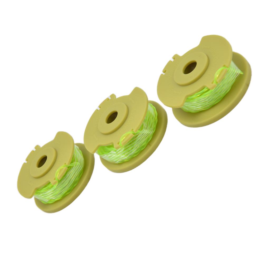3Pcs Replacement Trimmer Line Spool Fit for Ryobi 0.08in 18V 24V 40V String Trimmer Parts