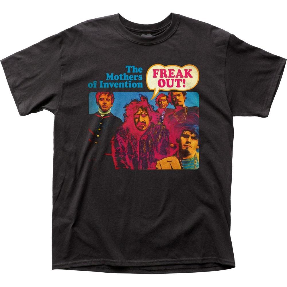 Frank Zappa Freak Out Mens T Shirt Music Classic Concert Rock Band Tee New Black XXL