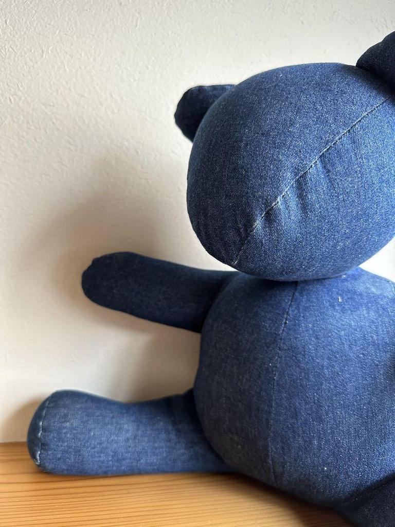[USED] Denim Teddy Bear USA Bear
