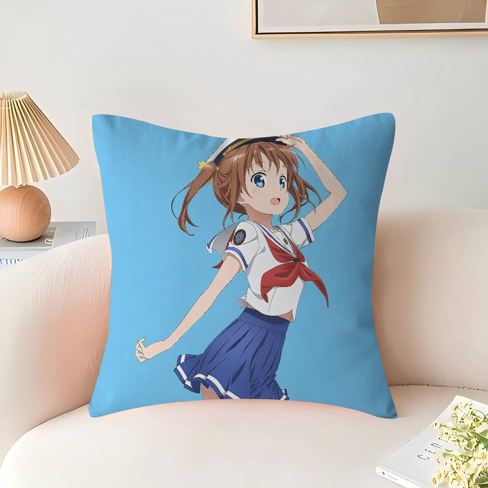 Anime T-The Rising of the Shield Hero Personalized Pillow Dust Cover Bedroom Party Decoration Pillowcase Birthday Gift