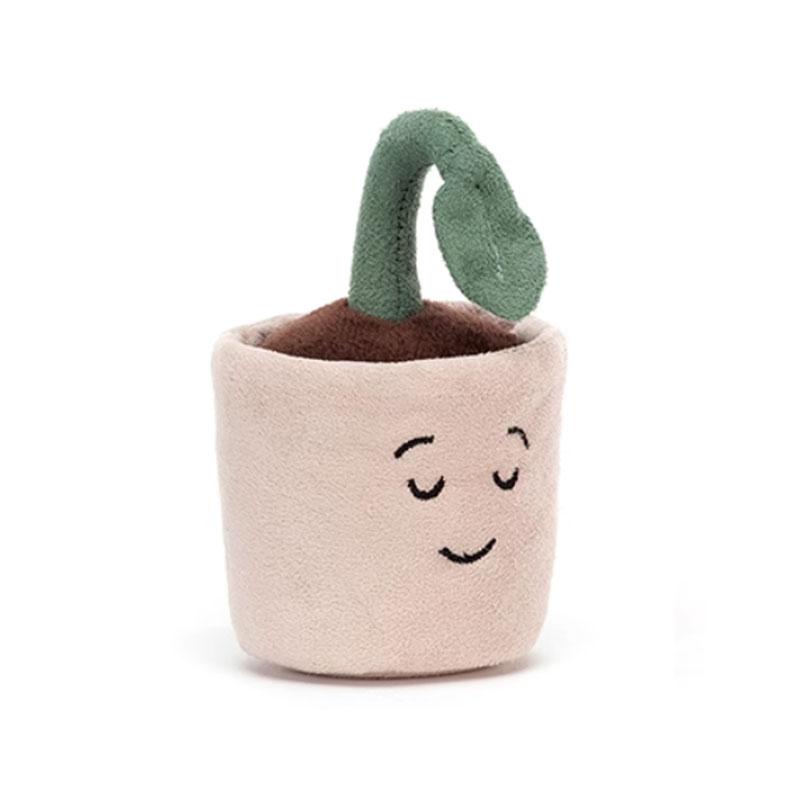 JELLYCAT Plant Series Naughty Quiet Seedlings Cute Doll Plush Doll 9cm Tall