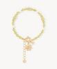 Lola Rose Daisy Peridot Freshwater Pearl Women'S Beaded Bracelet