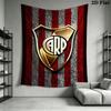 CA River Plate Wall Tapestry Aesthetic Wall Hanging Printed Fabric Blanket Decorative Tapestries for Bedroom Living Room Home Decor