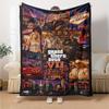 Grand Theft Auto Blanket Comfortable Great for Chair Livingroom Office Four Seasons Universal Warmthful Decor