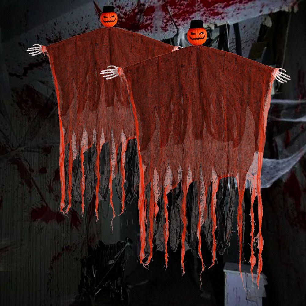 

Creative Skeletonsd Hanging Pendant Plastic Ghost Ornaments Haunted House оранжевый