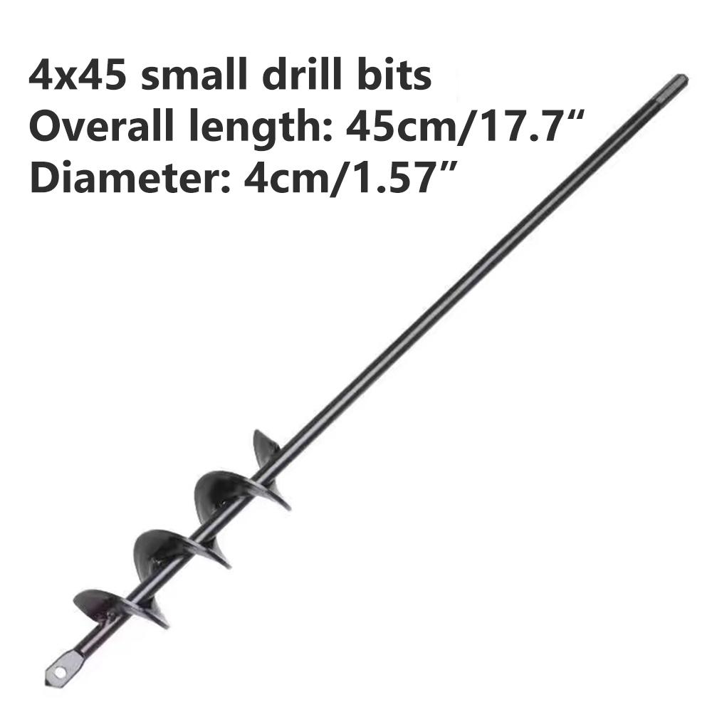High Quality Earth Auger Drill Bit Garden Auger Spiral Bit Flower Planting Hole Digger Ground Auger Yard Gardening Planting Tool
