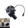 Ventilador Soplador de Aire para Cocina de Camping 12V 5.5x2.1mm Rodamiento de Bolas Doble para Proyectos de Enfriamiento DIY Parrilla BBQ Velocidad Ajustable