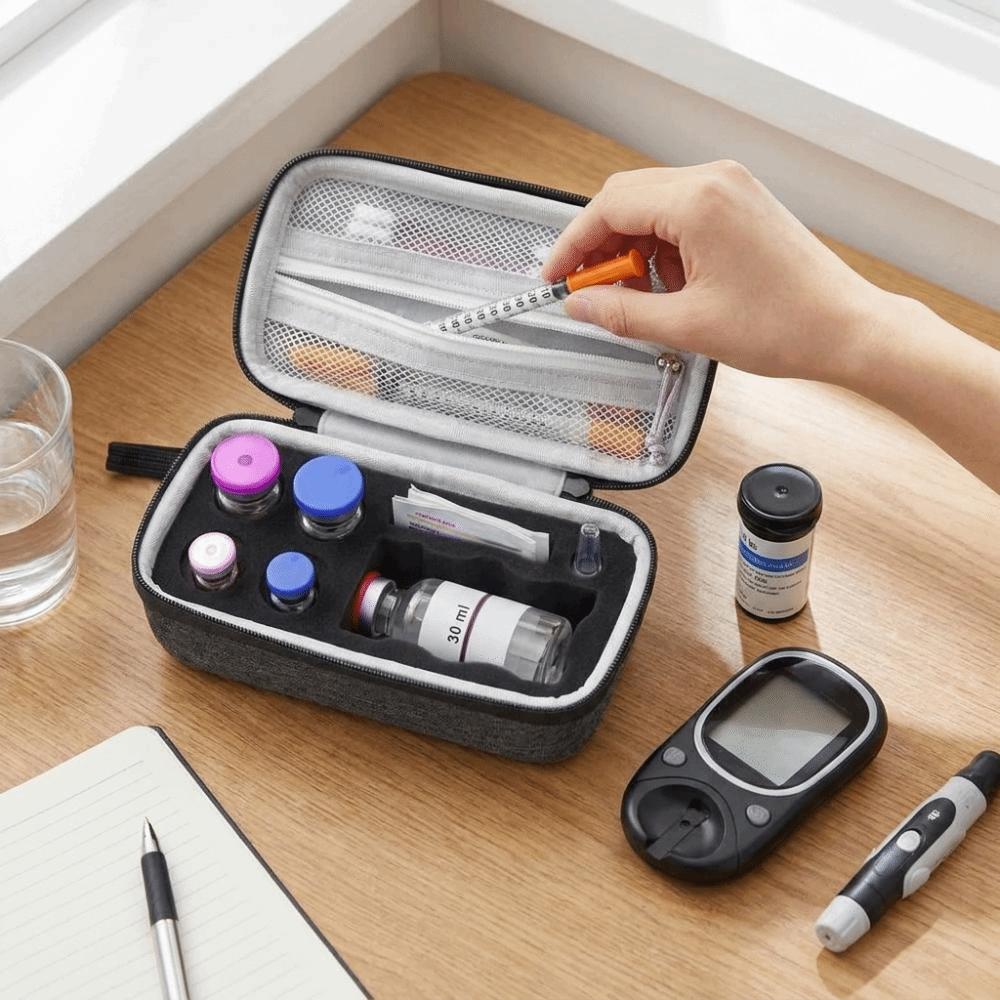 Waterproof Insulin Vial Storage Case Dust-proof Insulin Organizer Insulin Vial Protector  Diabetics