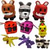Grow a Garden Plush Toy Planting Garden Raccoon Red Fox Brown Animal Stuffed Doll, Soft Cute Plushie for Kids and Collectors